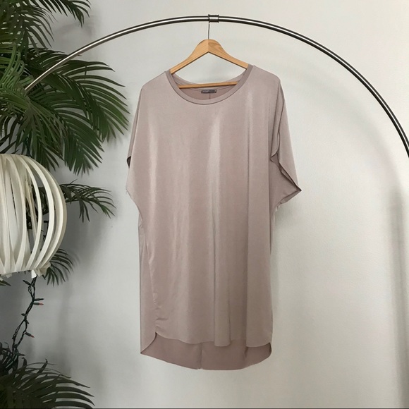 Zara Tops - Zara Silky Long T Shirt